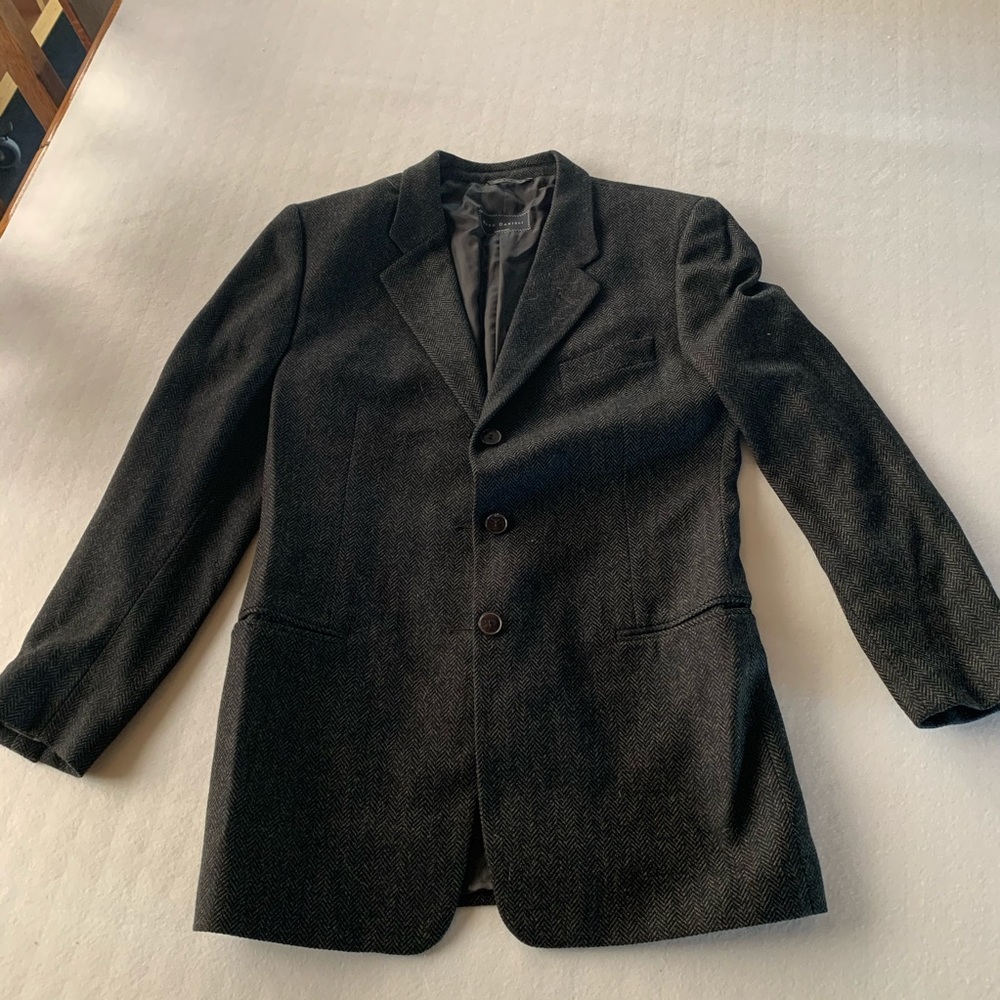 Mossy green wool jacket